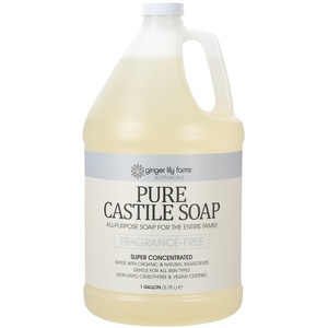 image:imageGinger Lily Farms Pure Castile AllPurpose Soap 128oz PeppermintFragrance Free